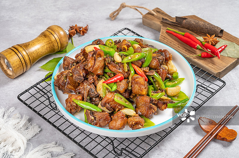 麻辣炒鸭图片素材