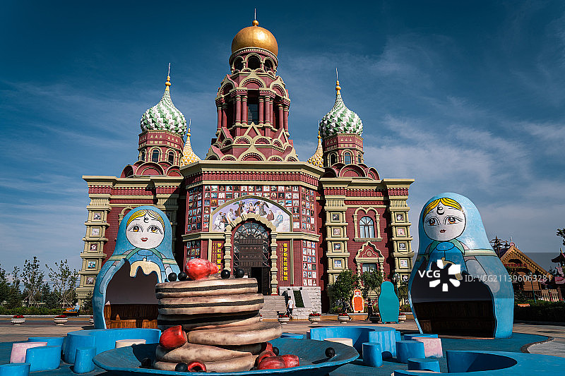 套娃广场图片素材