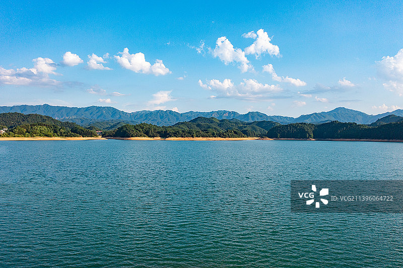 航拍湖南衡阳常宁市常宁天湖国家湿地公园图片素材