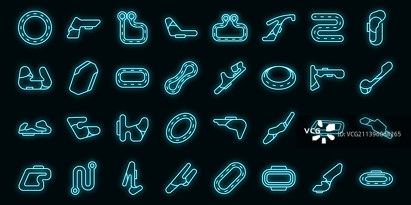 赛道图标轮廓地图图片素材