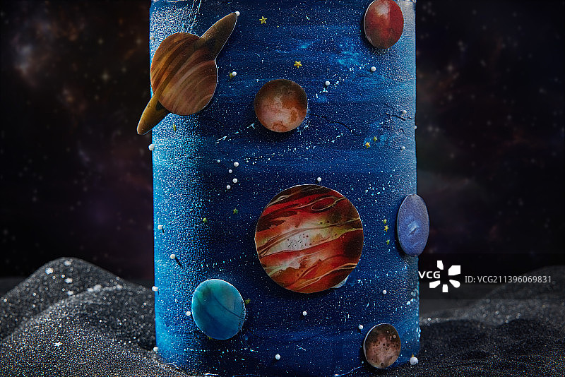 星空蛋糕图片素材