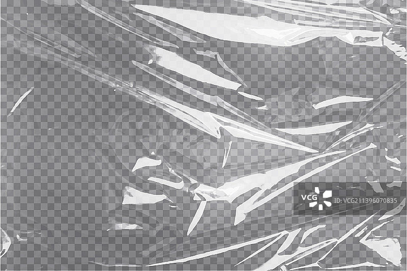 拉伸覆盖的逼真塑料包装纹理图片素材