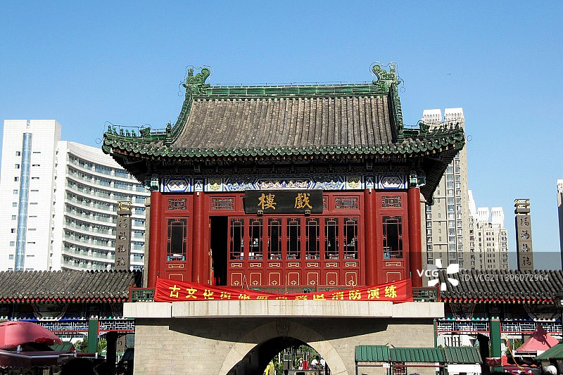 天津天后宫 古文化街图片素材