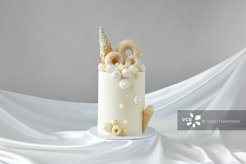 甜甜圈蛋糕图片素材