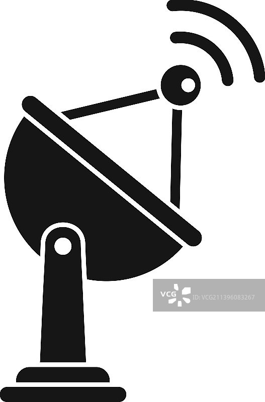 简单的在线消息卫星图标图片素材