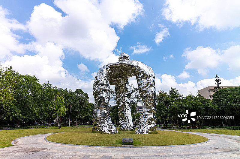 广西大学, 校园, 雕塑图片素材