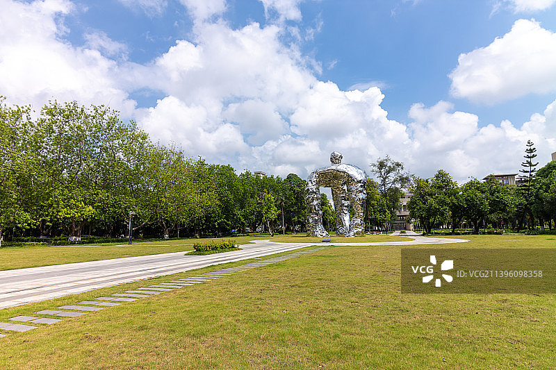 广西大学, 校园, 雕塑图片素材