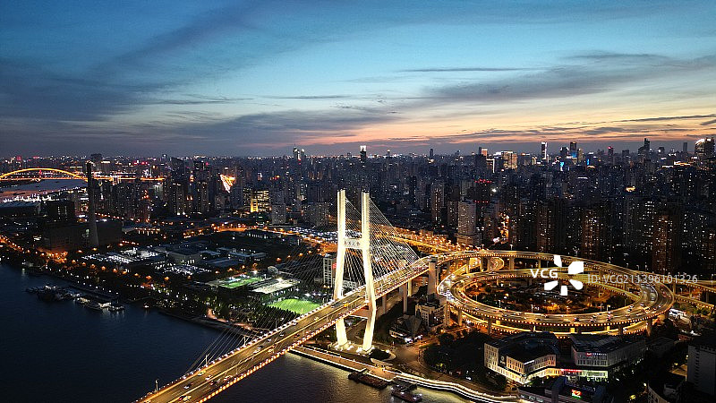 城市风光-南浦大桥图片素材