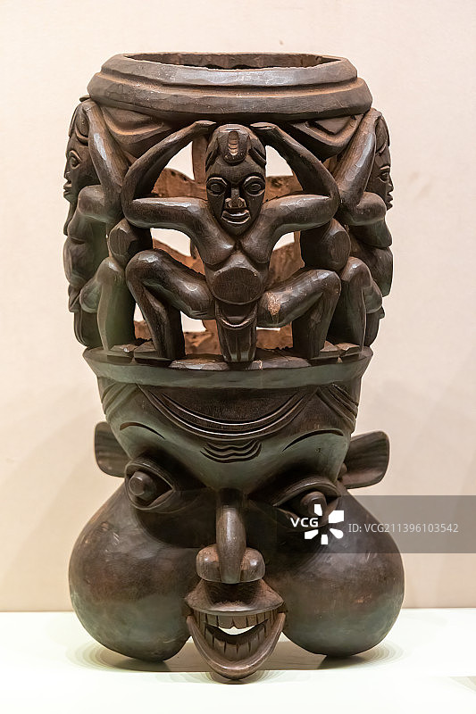 大同博物馆藏非洲雕像图片素材