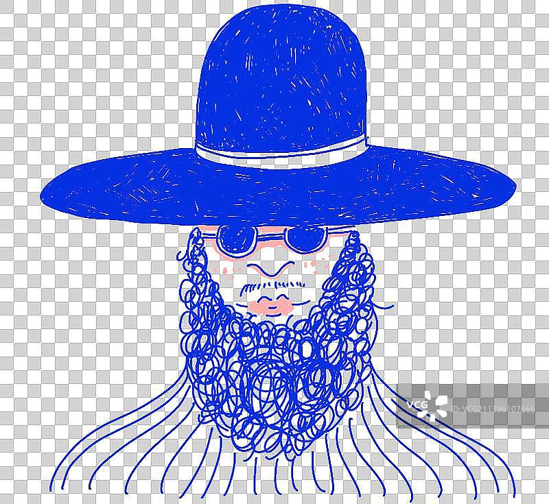 戴帽子的男人图片素材