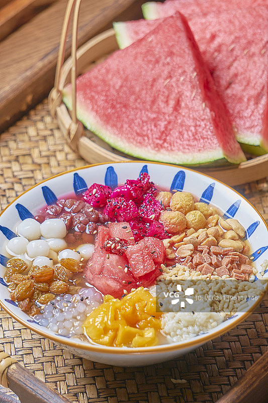 冰粉 沙冰 冰淇淋 菠萝 甜品图片素材