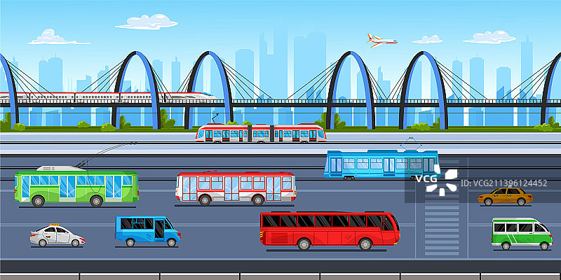 公共交通图片素材