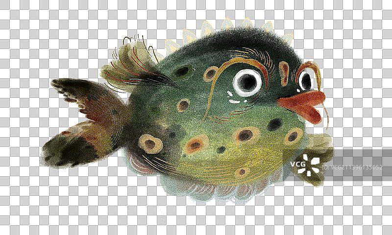 热带动物海洋生命科学插画元素鳄鱼游泳宠物自然图片素材