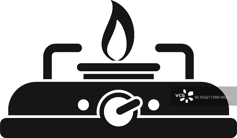野营炉灶图标，简易燃气灶图片素材