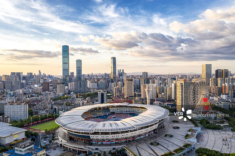 长沙贺龙体育场图片素材