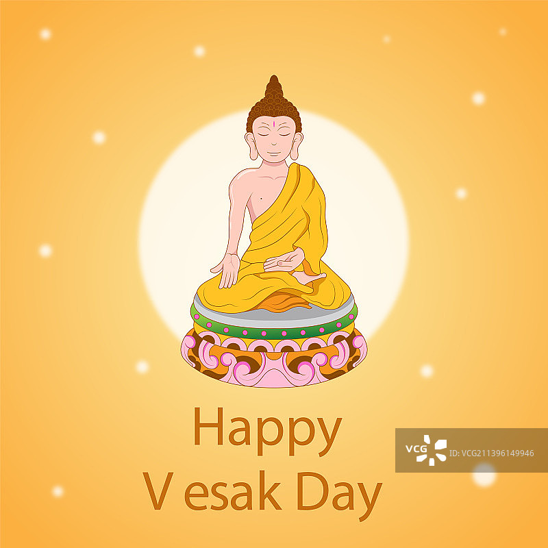 卫塞节佛诞节祝福banner图片素材