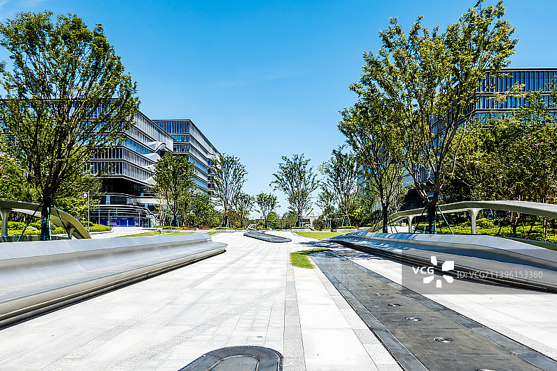 杭州算力小镇建筑群图片素材