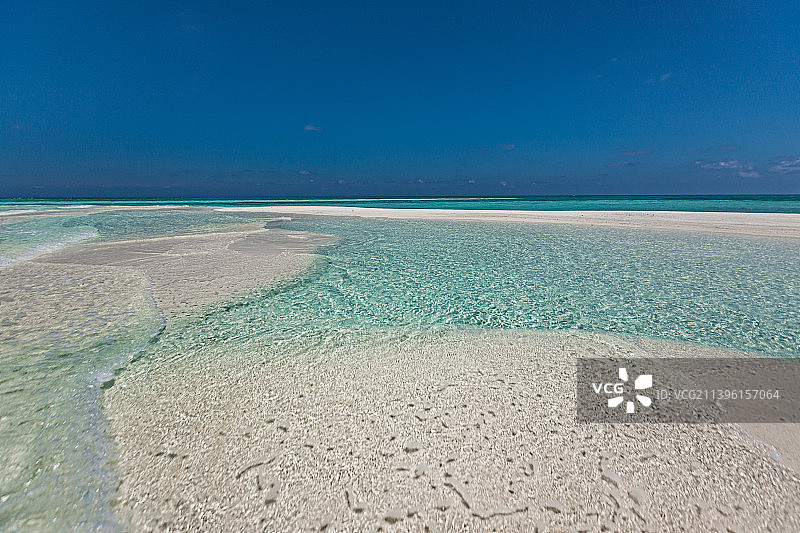 中国西沙群岛、玻璃海、三沙市、玻璃海、广告、热带岛屿、马尔代夫、白色沙滩图片素材
