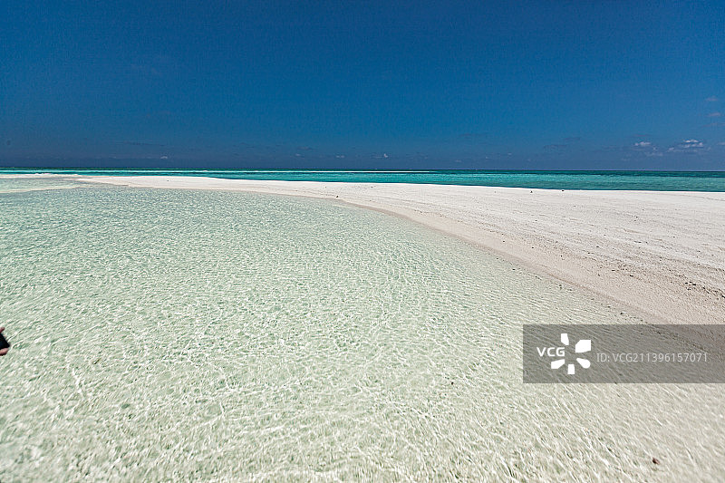 中国西沙群岛、玻璃海、三沙市、玻璃海、广告、热带岛屿、马尔代夫、白色沙滩图片素材