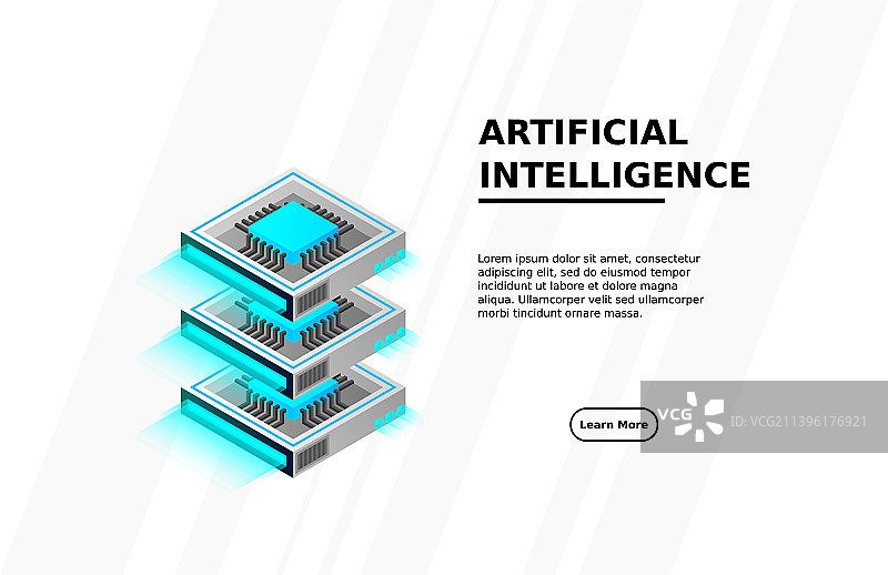 量子计算机大数据处理服务器图片素材