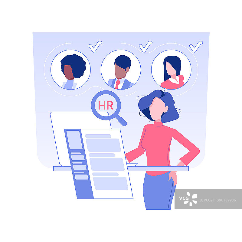 求职隔离概念图片素材