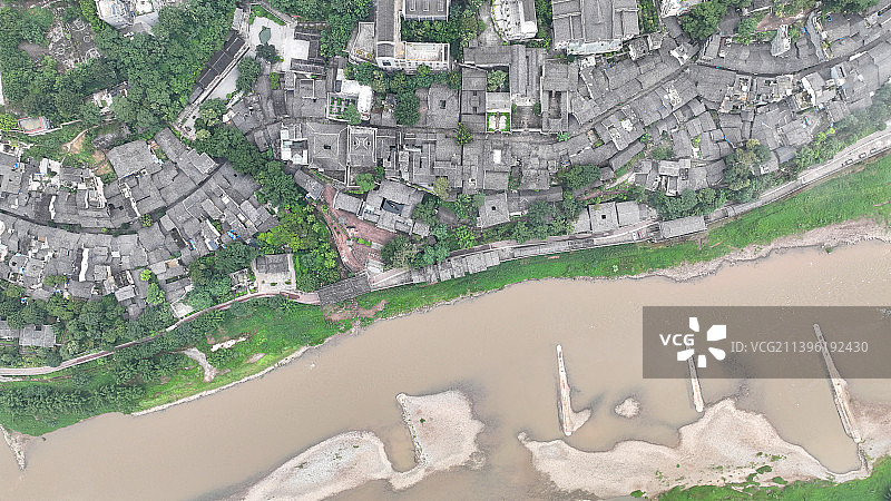 贵州省遵义市习水县土城镇，土城古镇图片素材