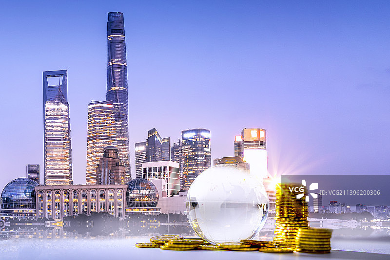 投行，投资，创业，初创企业，创新，未来，科技，商务，经济，金融，建筑，上海，数字人民币图片素材