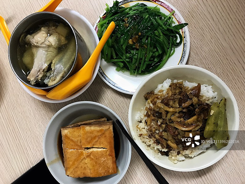 台湾金峰卤肉饭图片素材