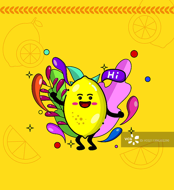 开心梨   拟人图片素材