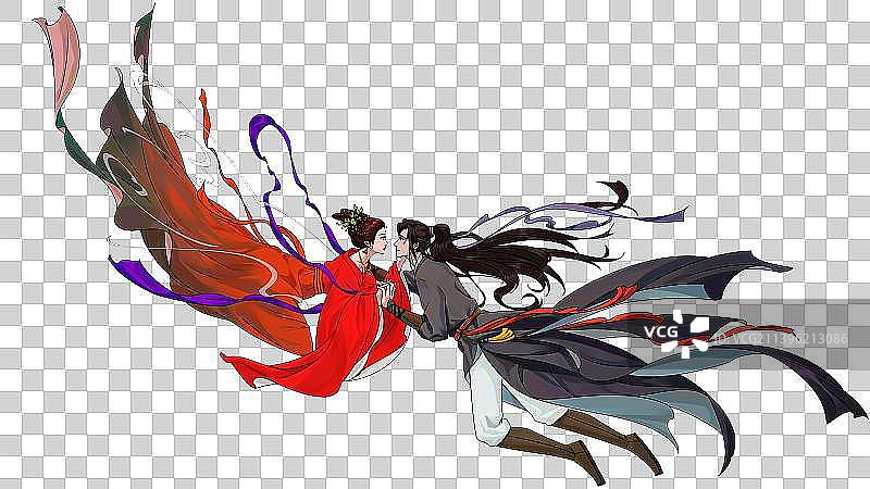 古风男女图片素材