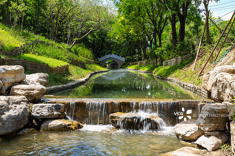 小桥流水图片素材