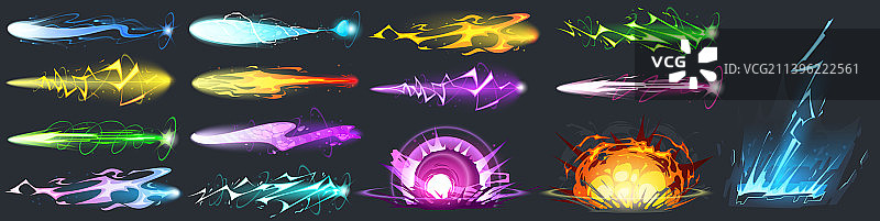 VFX枪械特效太空爆破射线炸弹爆炸图片素材