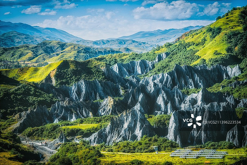 四川甘孜墨石公园图片素材