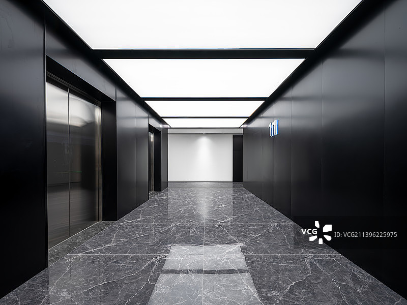 写字楼电梯口图片素材