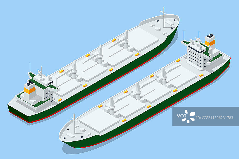 2.5D散货船图片素材