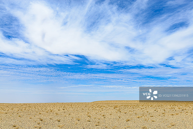 荒漠蓝天白云图片素材