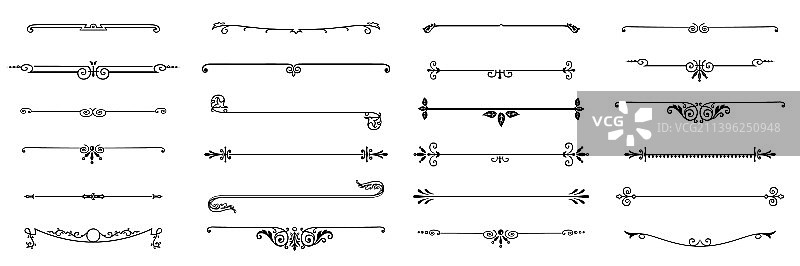 装饰分隔元素边框花纹图片素材