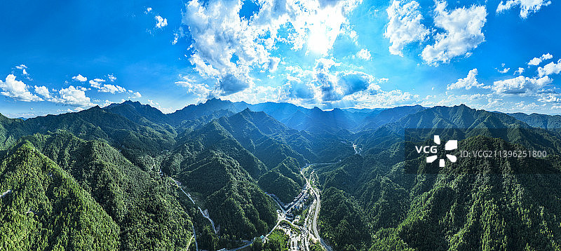 秦岭南麓木王山，图片素材