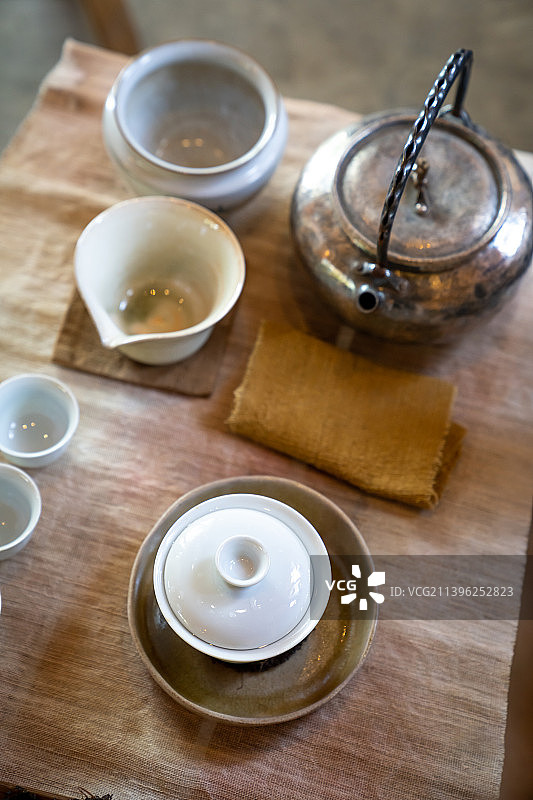 冲泡老生普图片素材