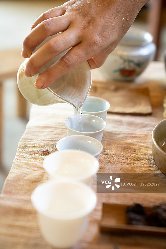 冲泡老生普图片素材