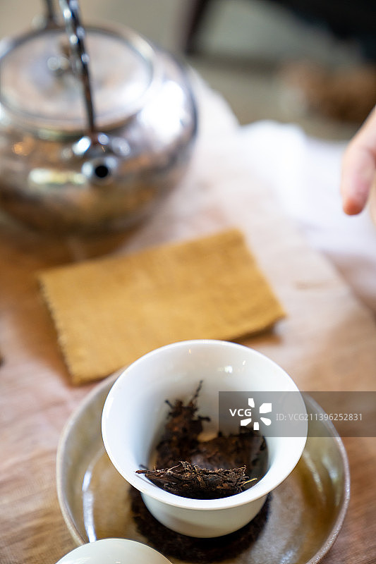 冲泡老生普图片素材