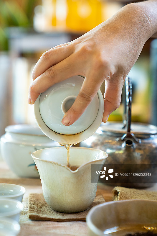 冲泡老生普图片素材