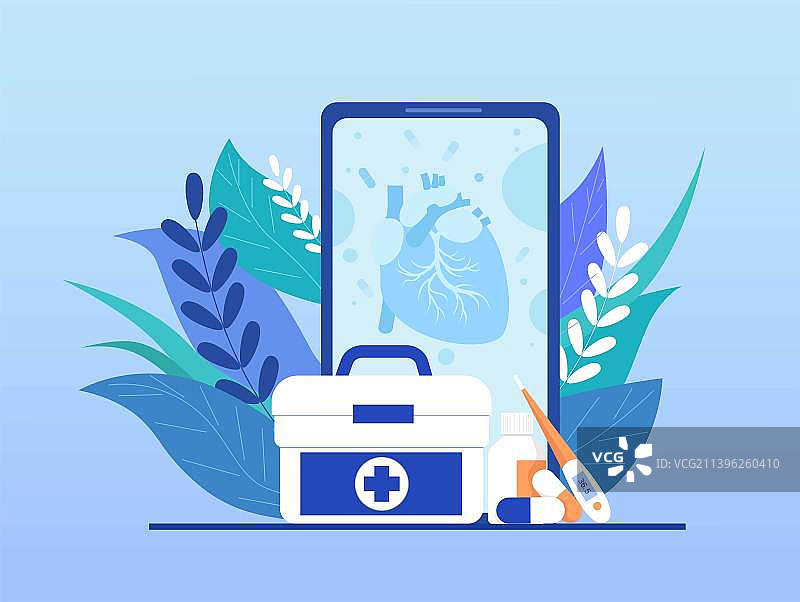 医疗健康宣传插画海报图片素材