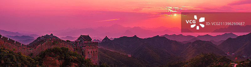 金山岭长城图片素材