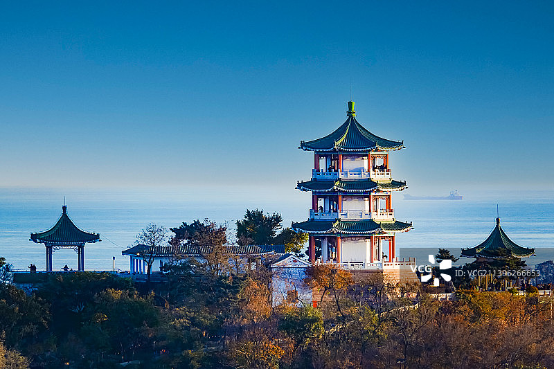 海滨风光  青岛海滨图片素材