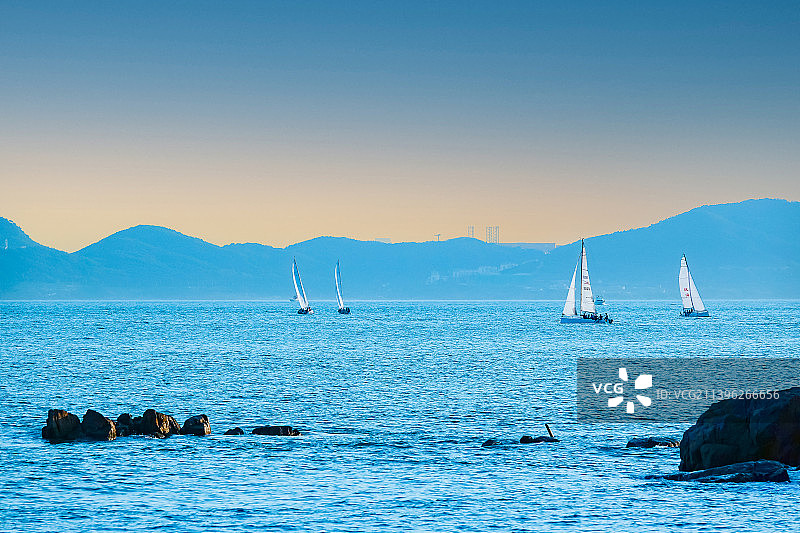 海滨风光  青岛海滨图片素材