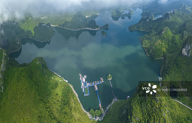 大龙湖风光图片素材