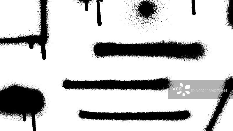 涂鸦喷绘banner套装图片素材