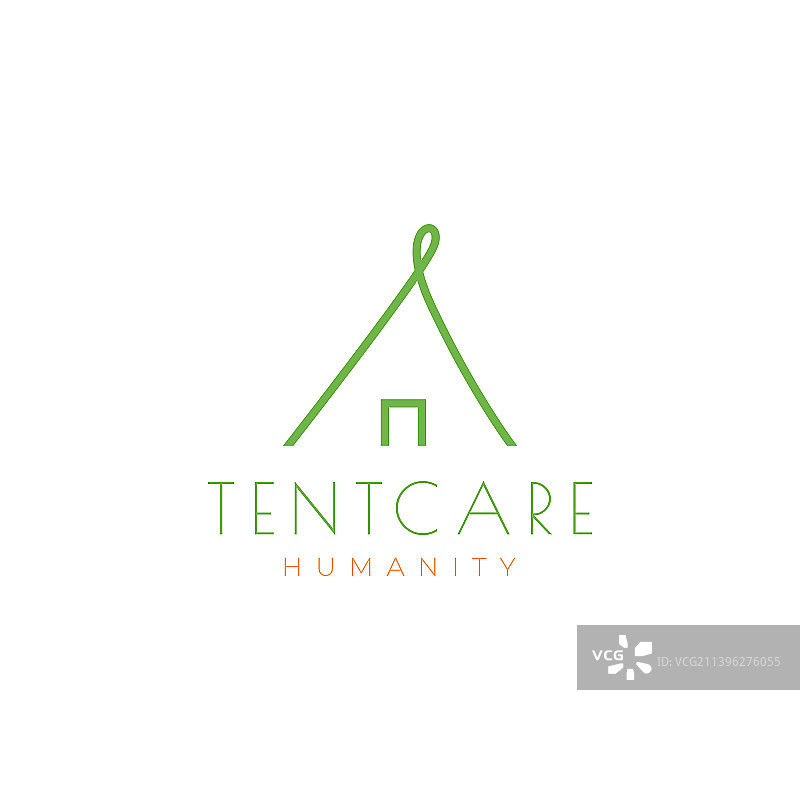 帐篷露营logo设计图形符号图片素材