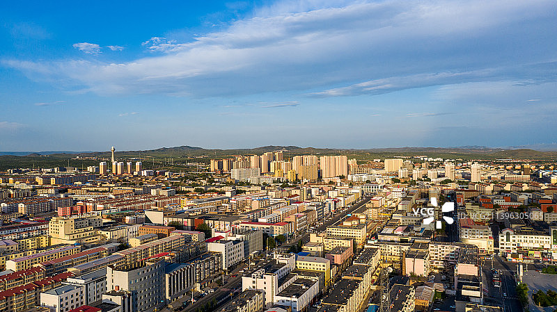 内蒙古乌兰察布市城市风光图片素材